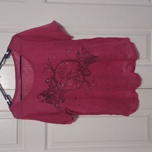 Lane Bryant 18/20 pink shirt womens